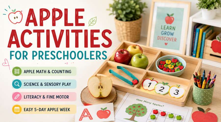 Apple activities for preschoolers