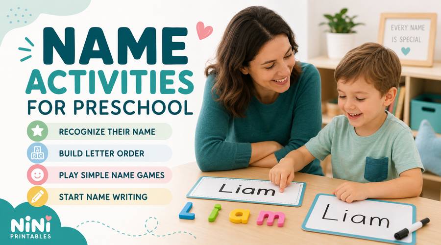 Name activities for preschool